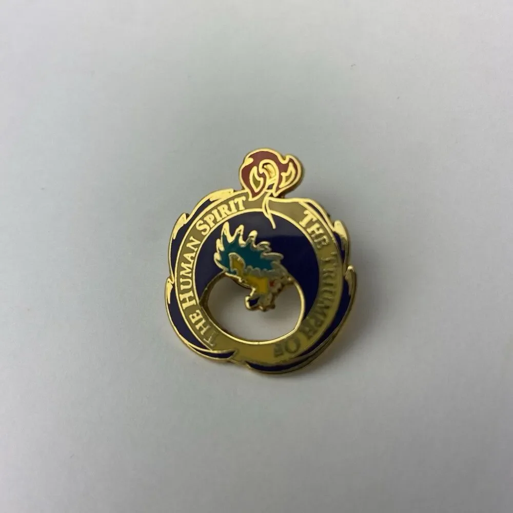 The Truimph Of the Human Spirit Pin Lapel